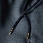 DRAWSTRING WAIST SLIM FIT TROUSERS