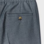 DRAWSTRING WAIST SLIM FIT TROUSERS