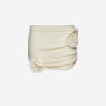 CREPE BEACH MINI SKIRT