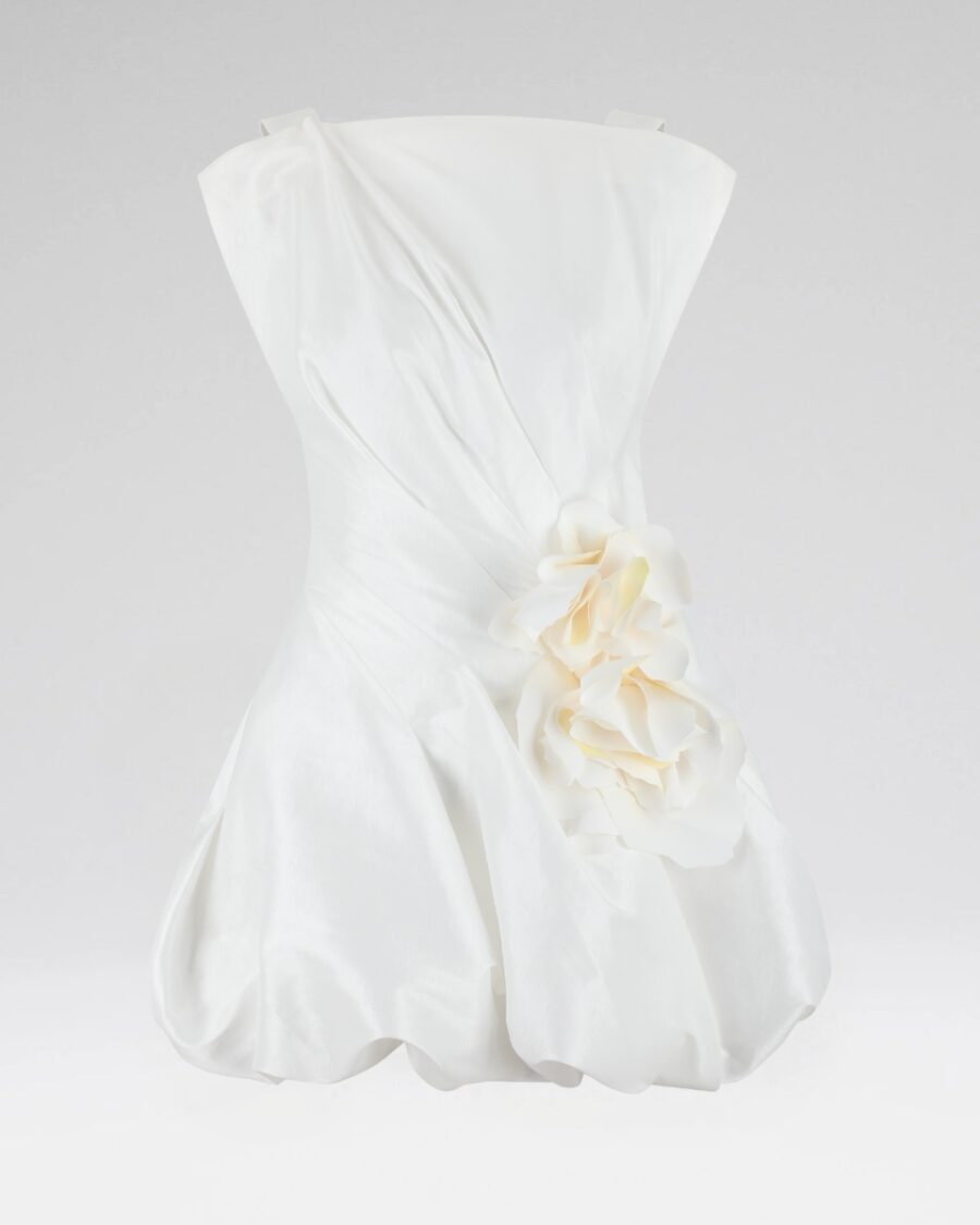 FALLDON 3D FLORAL MINI DRESS