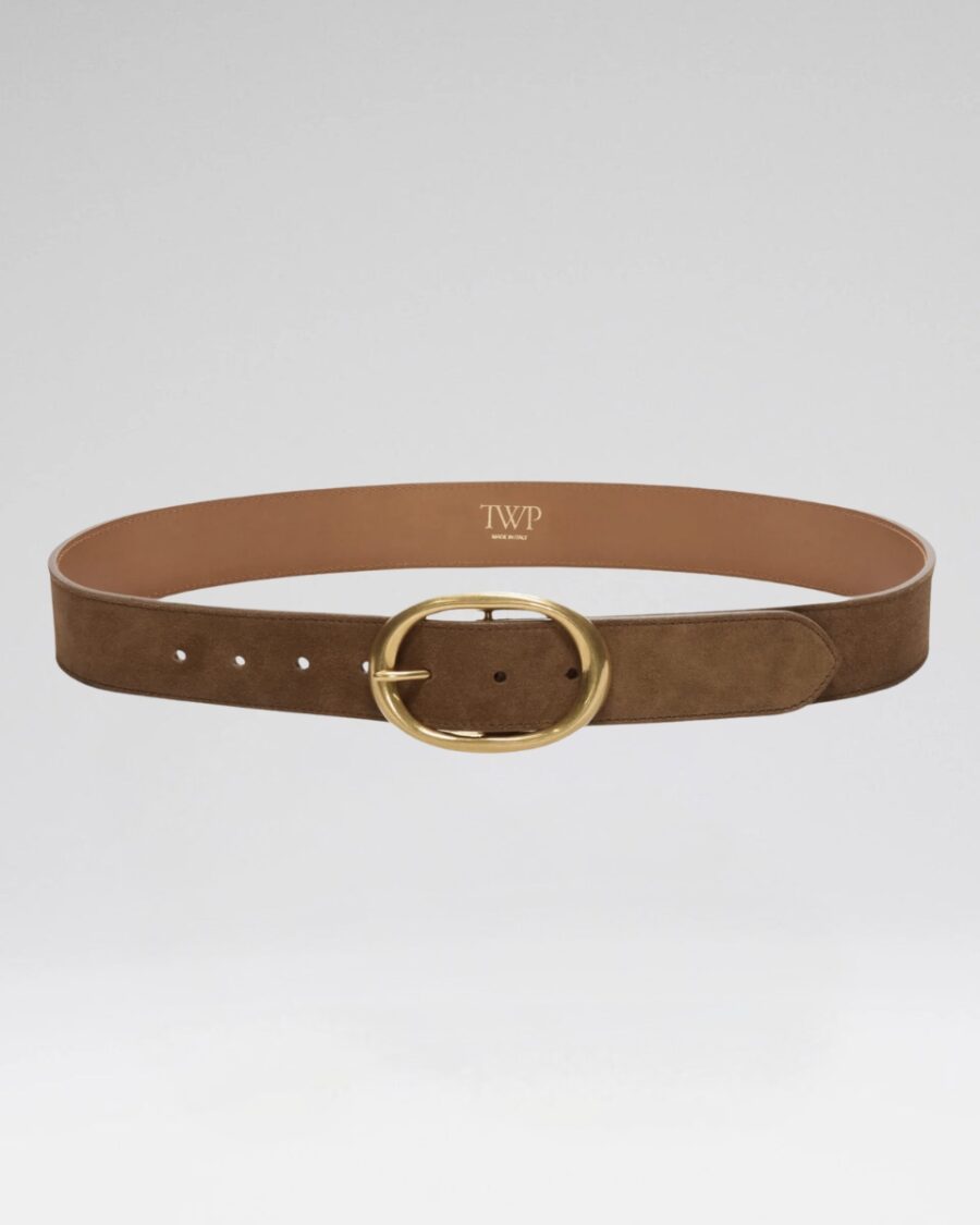 WIDE BELT IN SUEDE