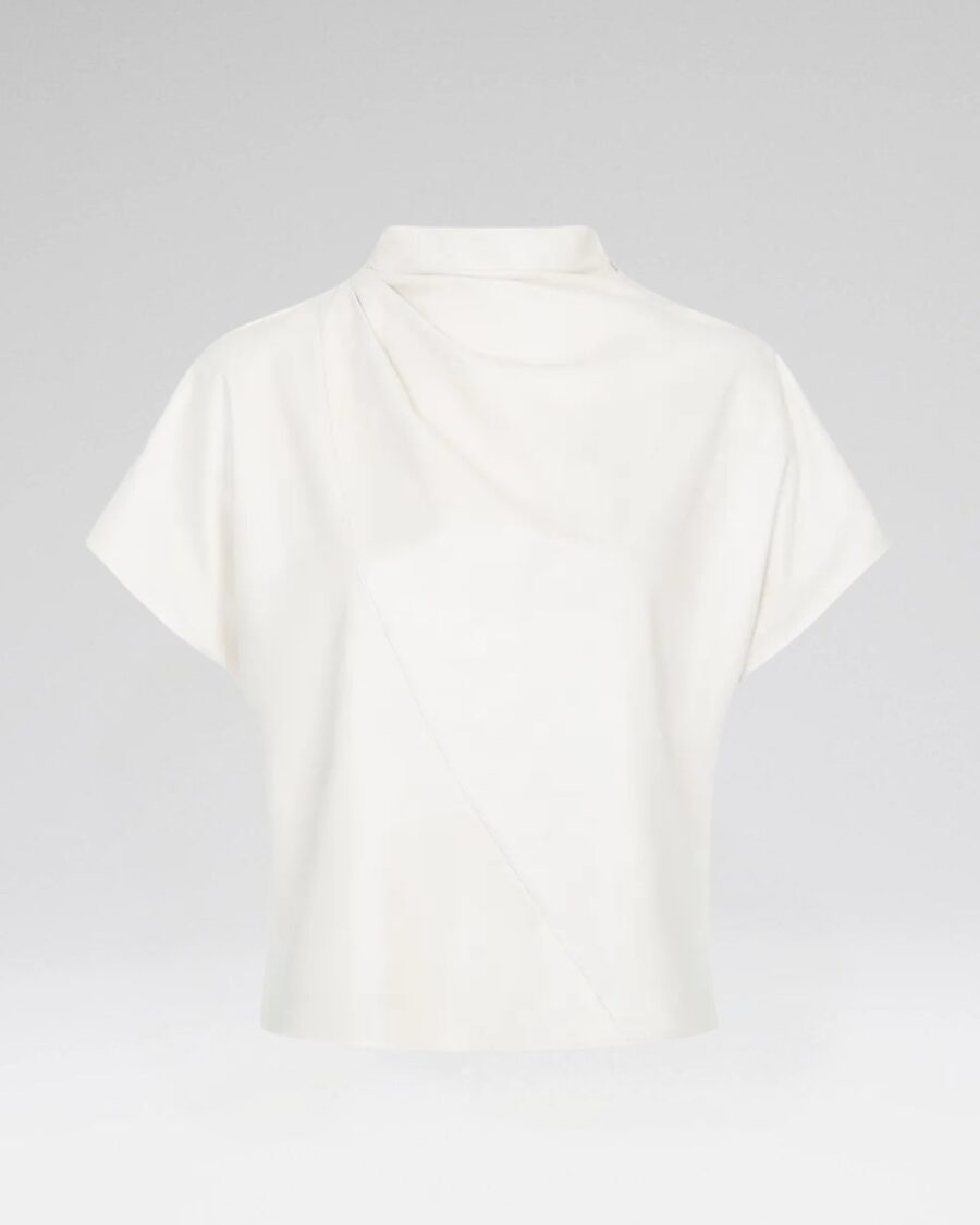 MOCK NECK TEE