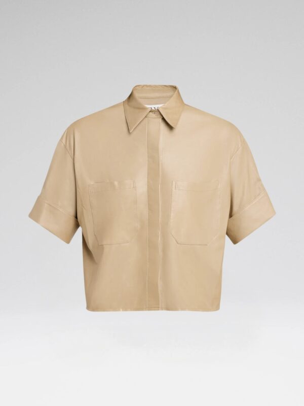 MY NEWEST MISTAKE LEATHER TOP