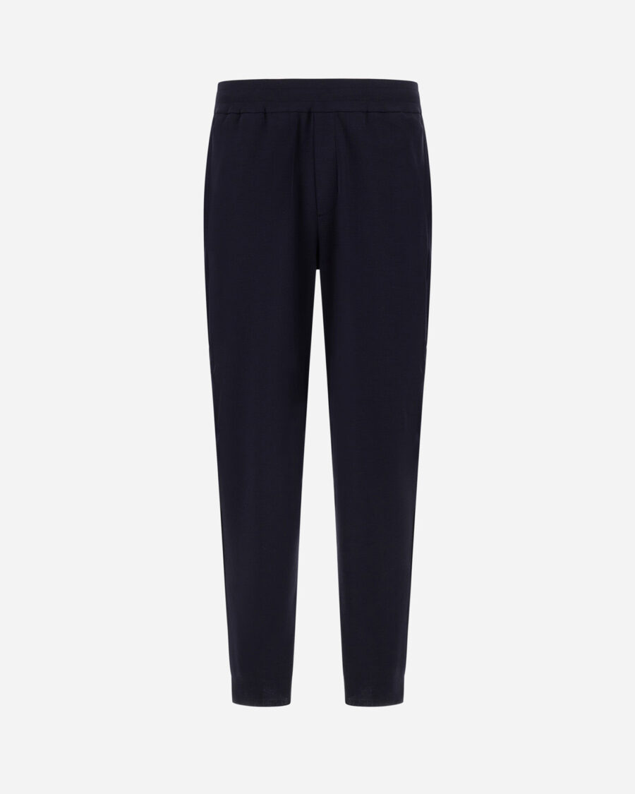 TROUSERS IN JERSEY KNIT EFFECT