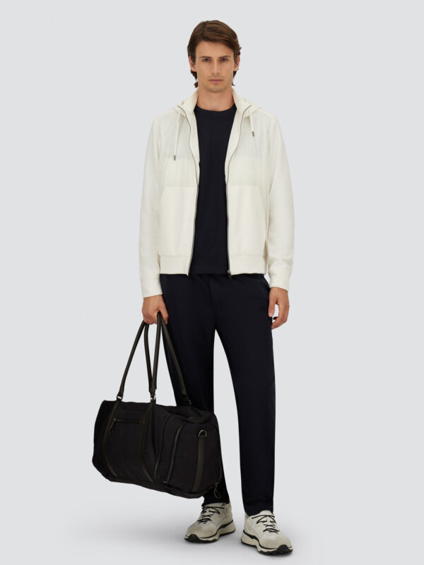 TROUSERS IN JERSEY KNIT EFFECT