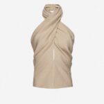 HALTERNECK LINEN TOP