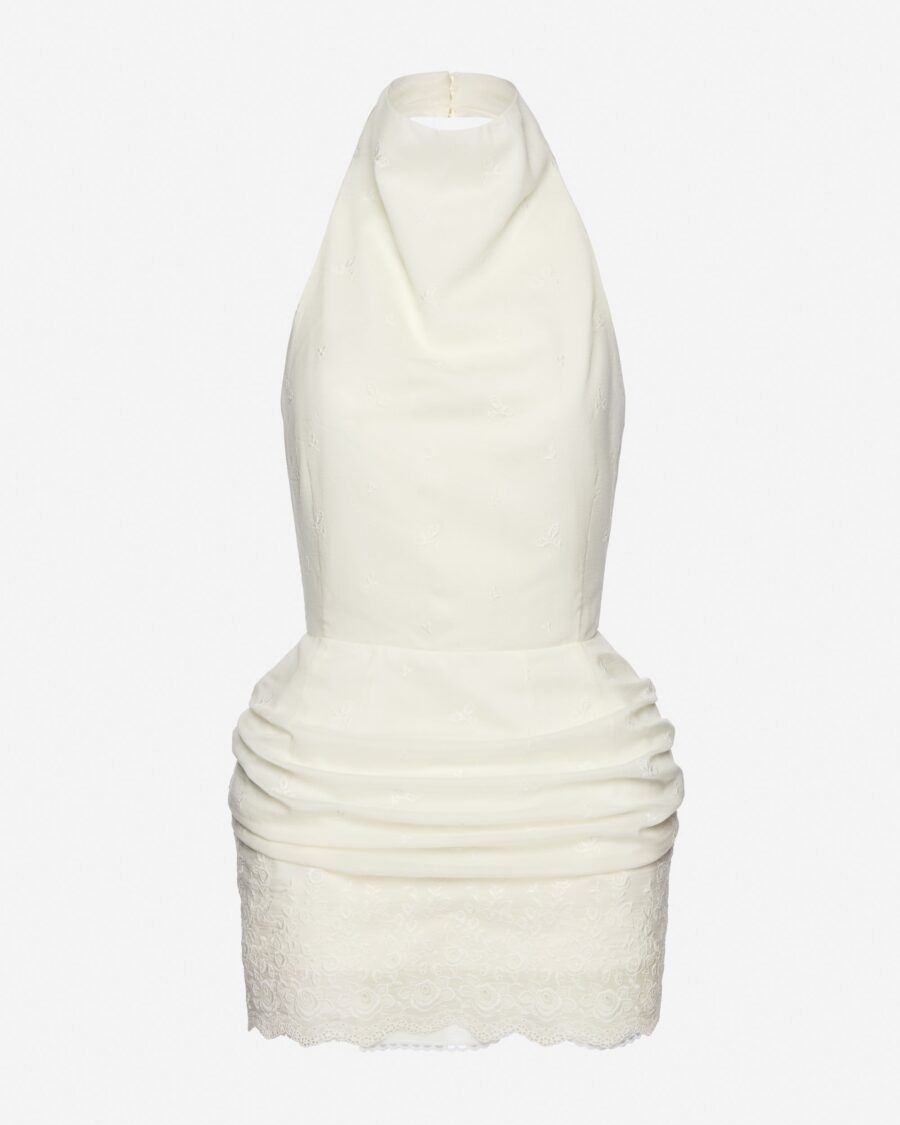 HALTER NECK MINI DRESS