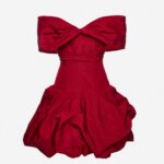 FRAPED SHAWL COLLAR MIDI DRESS
