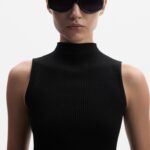 SLEEVELESS KNITTED TOP
