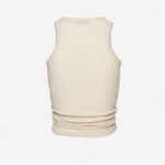 CREPE KNOTTED BEACH TANK TOP