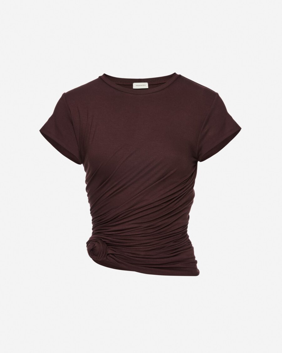 DRAPED TEE