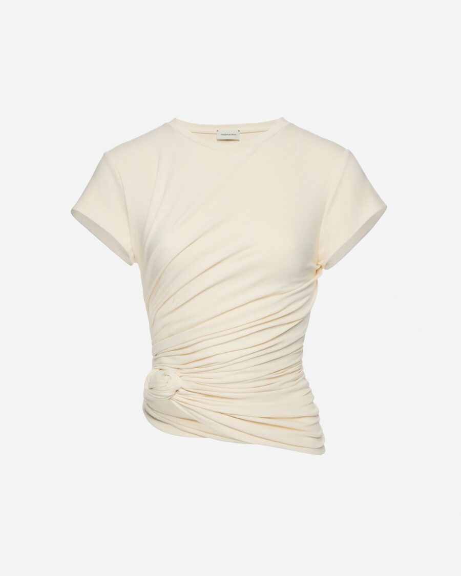 DRAPED TEE