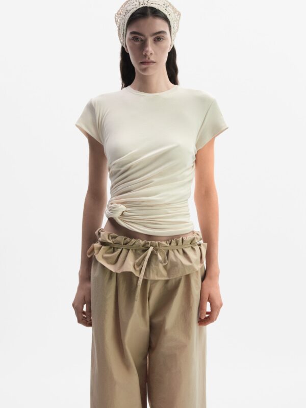 DRAPED TEE