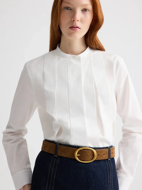 WIDE BELT IN SUEDE