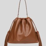 LARGE LEATHER KALISPERA BAG WITH TASSELS