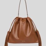 LARGE LEATHER KALISPERA BAG WITH TASSELS