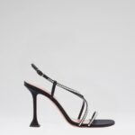 SALLY CRYSTAL SATIN SANDAL