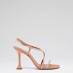 SALLY CRYSTAL SATIN SANDAL