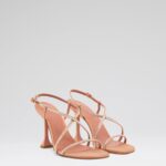 SALLY CRYSTAL SATIN SANDAL