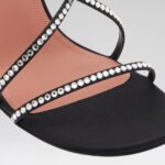 SALLY CRYSTAL SATIN SANDAL