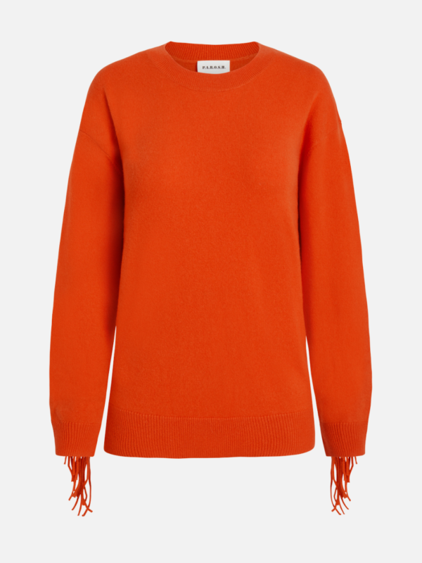 KNITWEAR WITH FRINGES