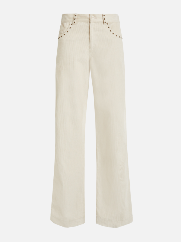 CORDUROY PANTS WITH STUDS