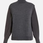 WOOL TURTLE-NECK KNIT