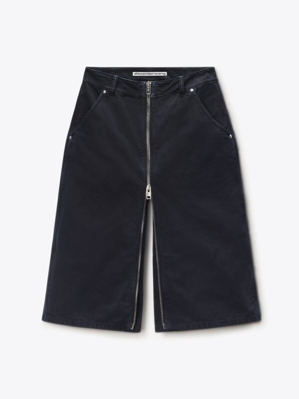 MINI ZIPPED SKIRT UTILITY STYLE