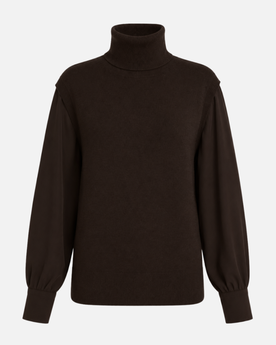 WOOL TURTLE-NECK KNIT
