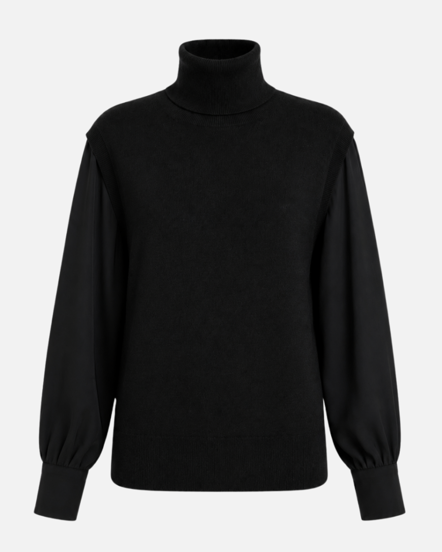 WOOL TURTLE-NECK KNIT