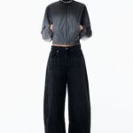 CRYSTAL BARREL JEANS