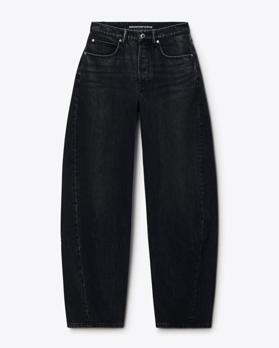 CRYSTAL BARREL JEANS