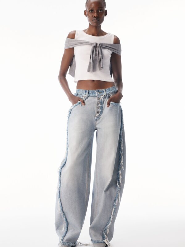 INVERTED BARREL JEANS