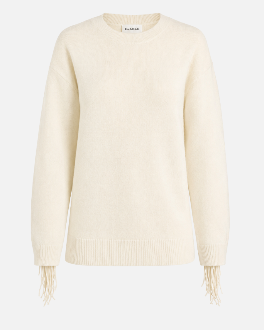 KNITWEAR WITH FRINGES