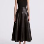 DARIA LEATHER SKIRT