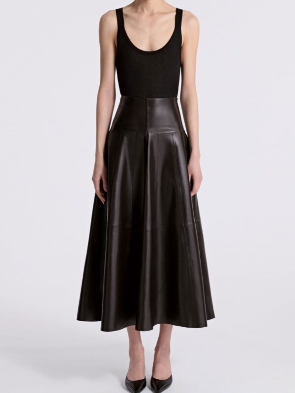 DARIA LEATHER SKIRT