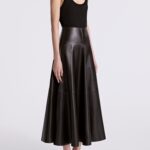 DARIA LEATHER SKIRT