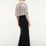 DIAMANTE CAPE GOWN