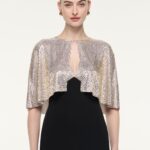 DIAMANTE CAPE GOWN