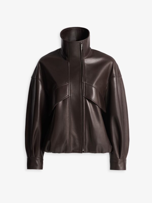 ROLAND LEATHER BOMBER JACKET