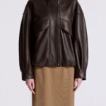 ROLAND LEATHER BOMBER JACKET