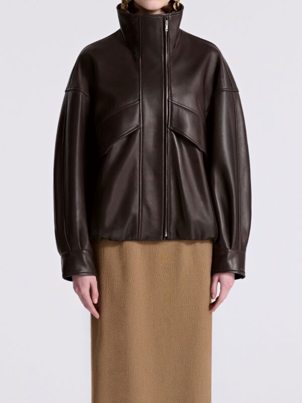 ROLAND LEATHER BOMBER JACKET