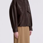 ROLAND LEATHER BOMBER JACKET