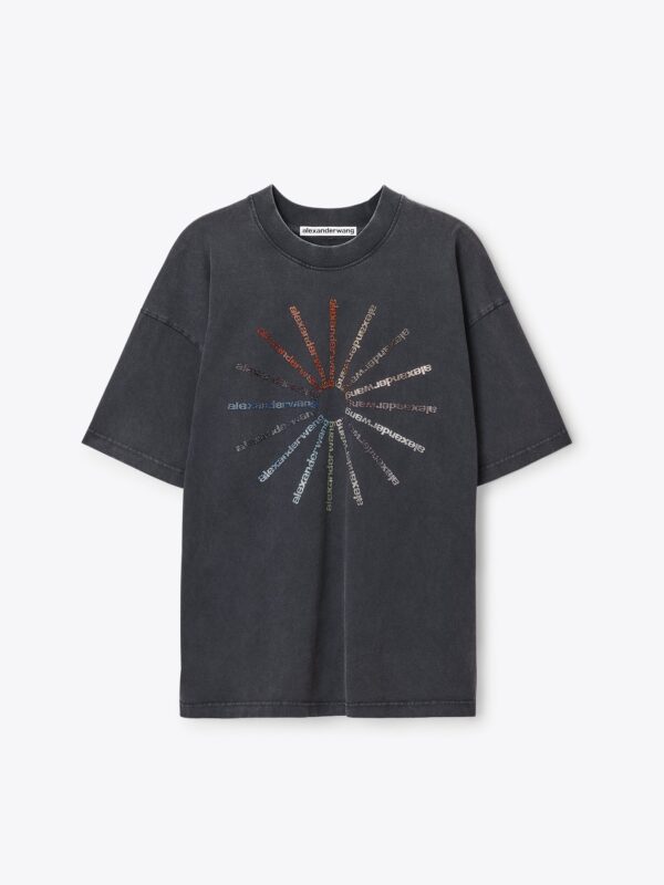 CRYSTAL PINWHEEL TEE