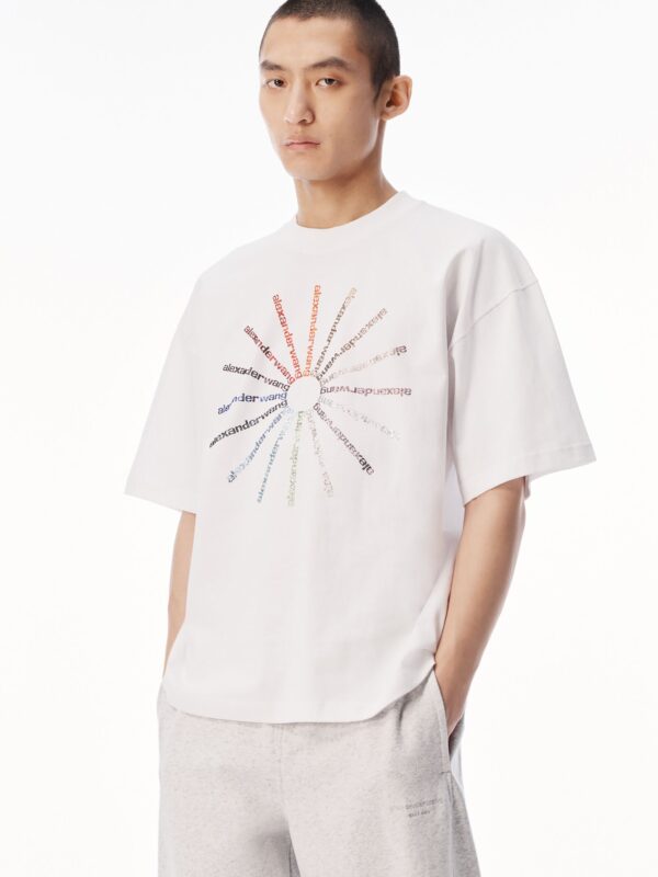 CRYSTAL PINWHEEL TEE