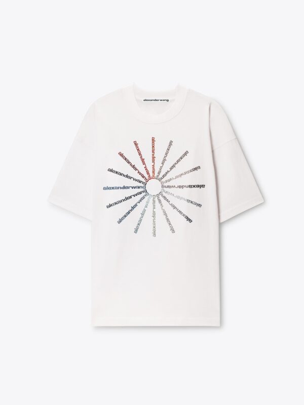 CRYSTAL PINWHEEL TEE