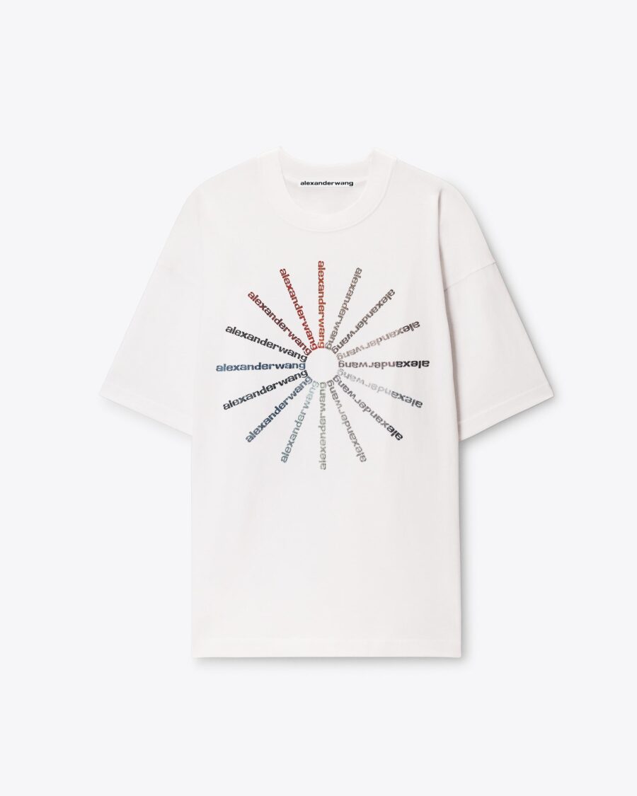 CRYSTAL PINWHEEL TEE