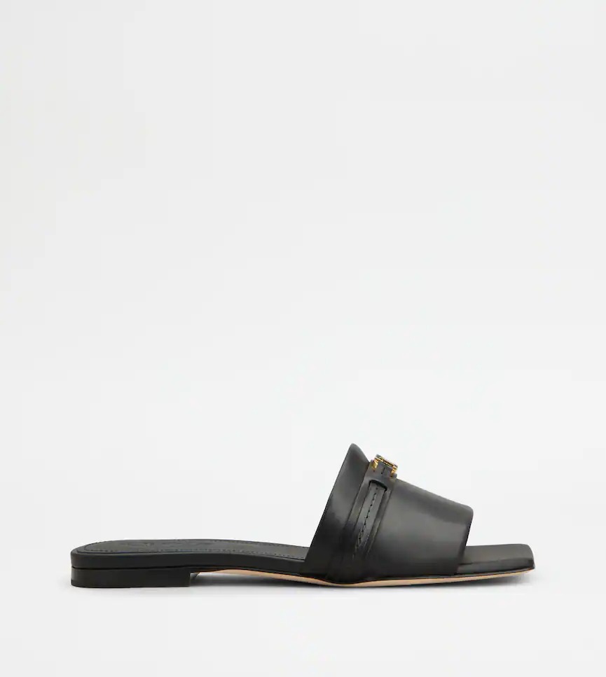 LEATHER SLIDES