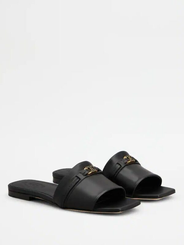 LEATHER SLIDES