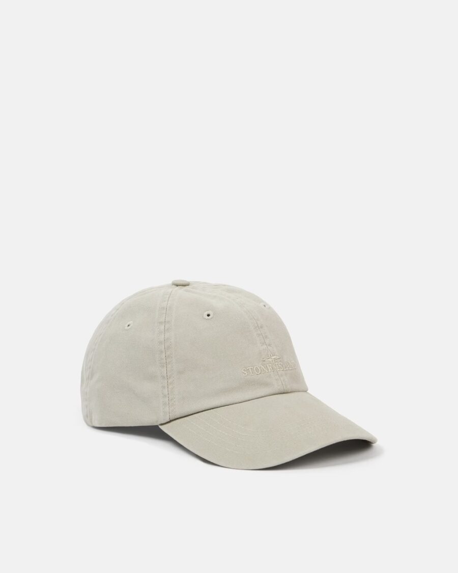WASHED COTTON GABARDINE CAP